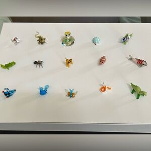 Miniature Glass Animal Figurines